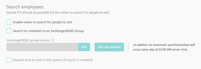 Humly Visitor - Search employees