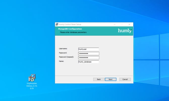 Create MongoDB credentials