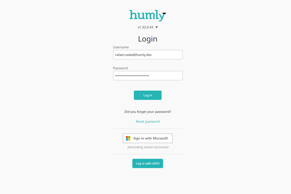 Humly Reservation - User Guide