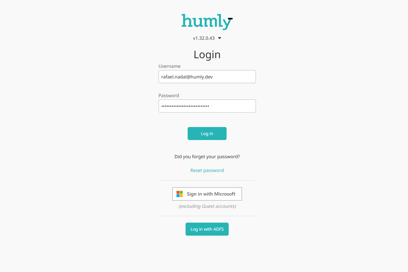 Humly Reservation - User Guide