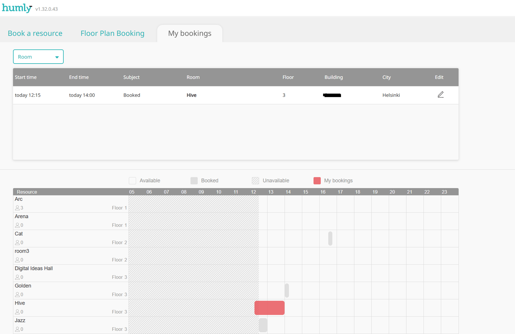 Humly Reservation - user guide