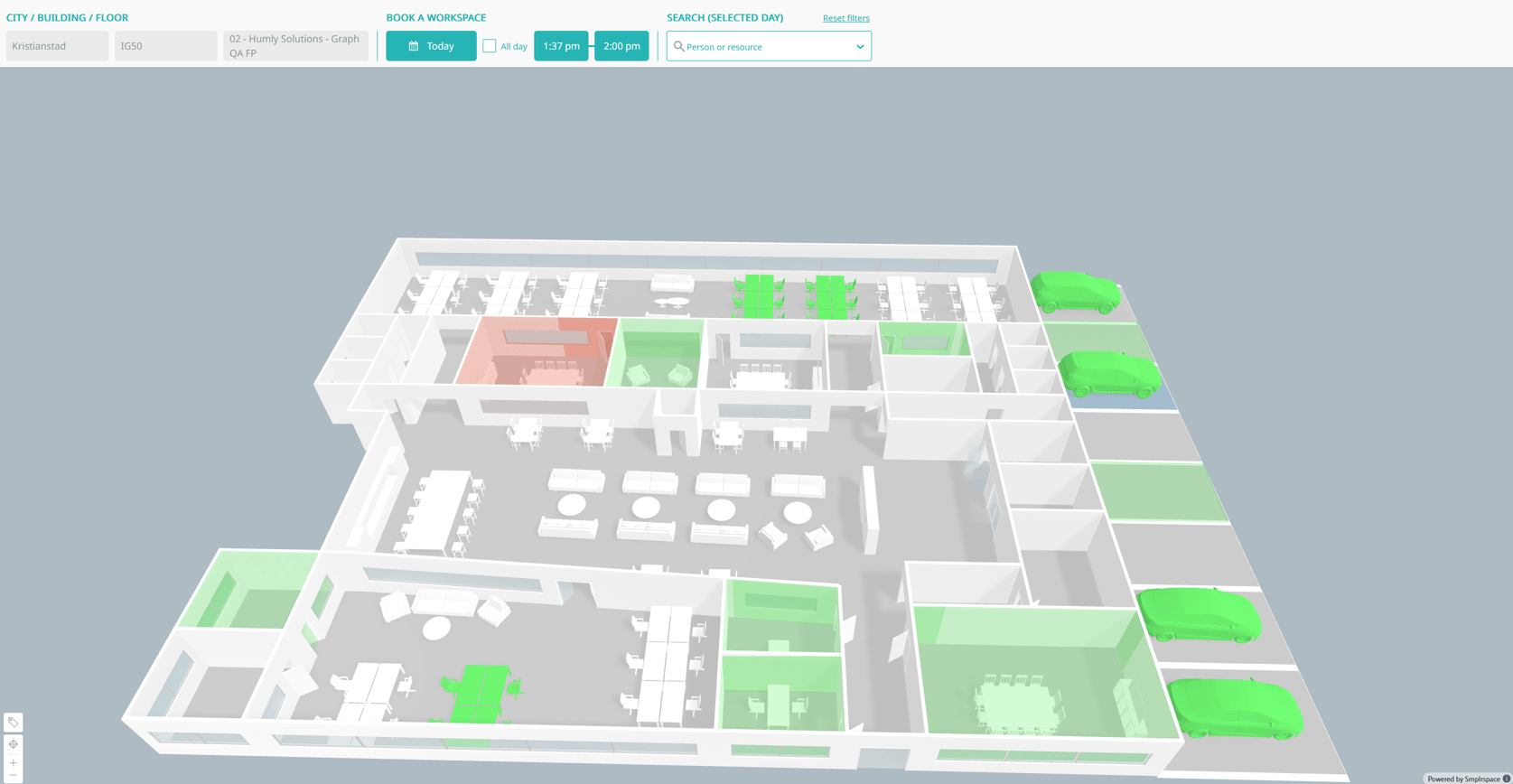 Humly Floor Plan - Interactive Booking Guide