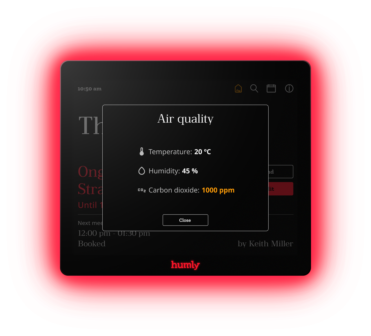 Humly Icon Configure Humly Sensors on Humly Room Displays - HRDs